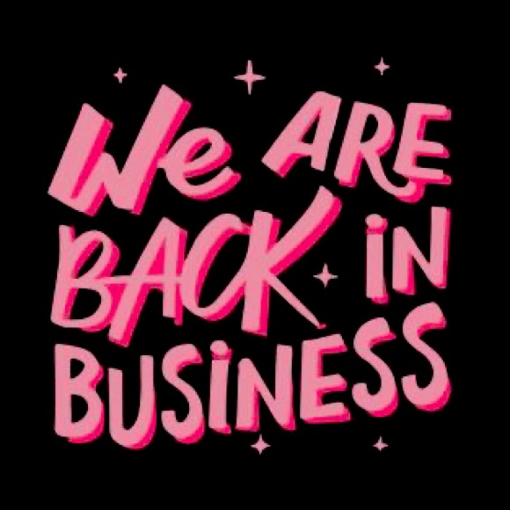 WE ARE BACK IN BUSINESS , clothes activewear jeans shirts purses accessories